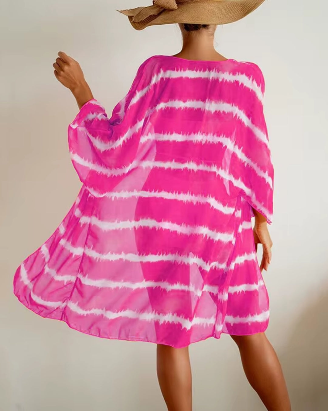 Biquíni + Saída de Praia Bandeau Com Amarração Estilo Resort