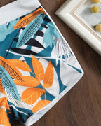 Biquíni Com Short Praia Tropical Com Amarração