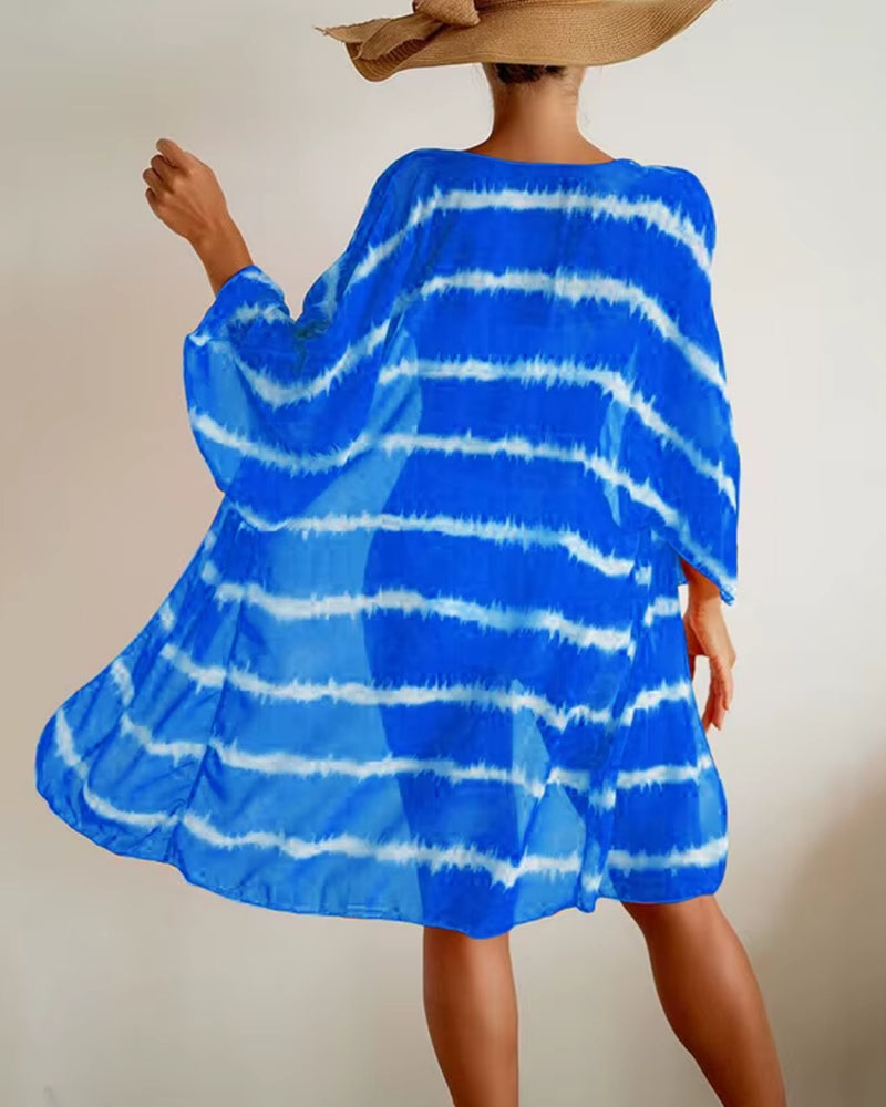 Biquíni + Saída de Praia Bandeau Com Amarração Estilo Resort